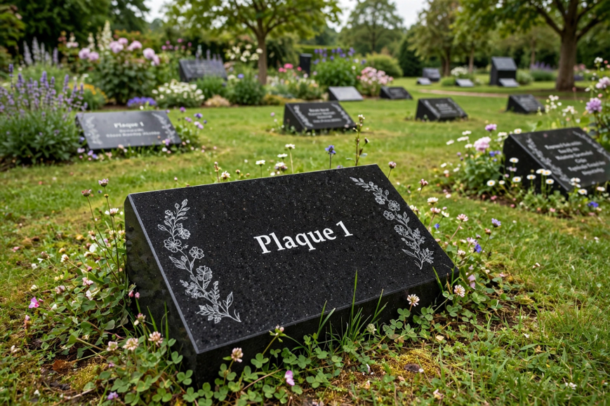 Bronze single burial plot