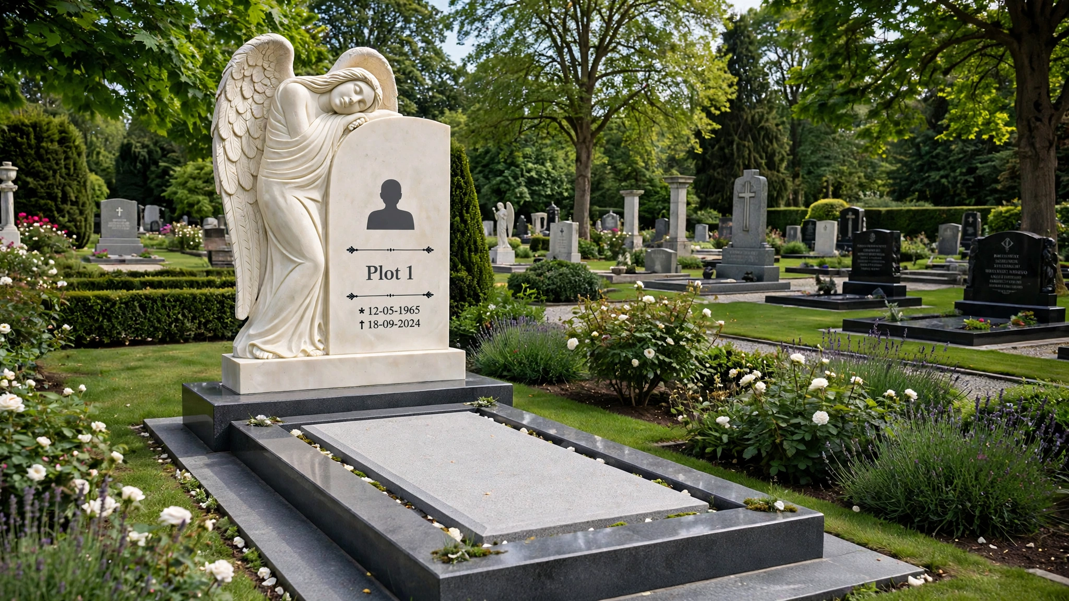 Platinum single burial plot